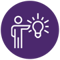 Lightbulb icon - concentrate