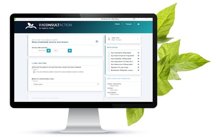 Computer with preview of RXConsultaction