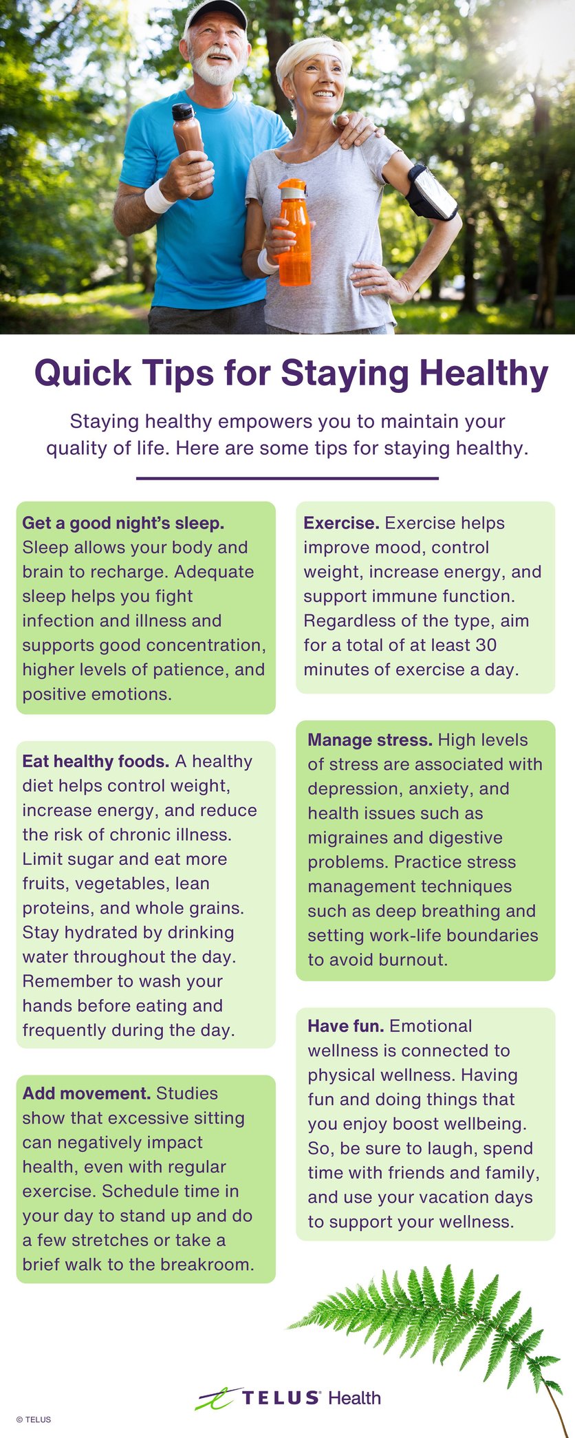 Quick Tips for Staying Healthy_US