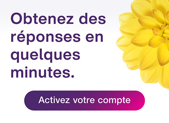 Obtenez des réponses en quelques minutes - activez votre compte