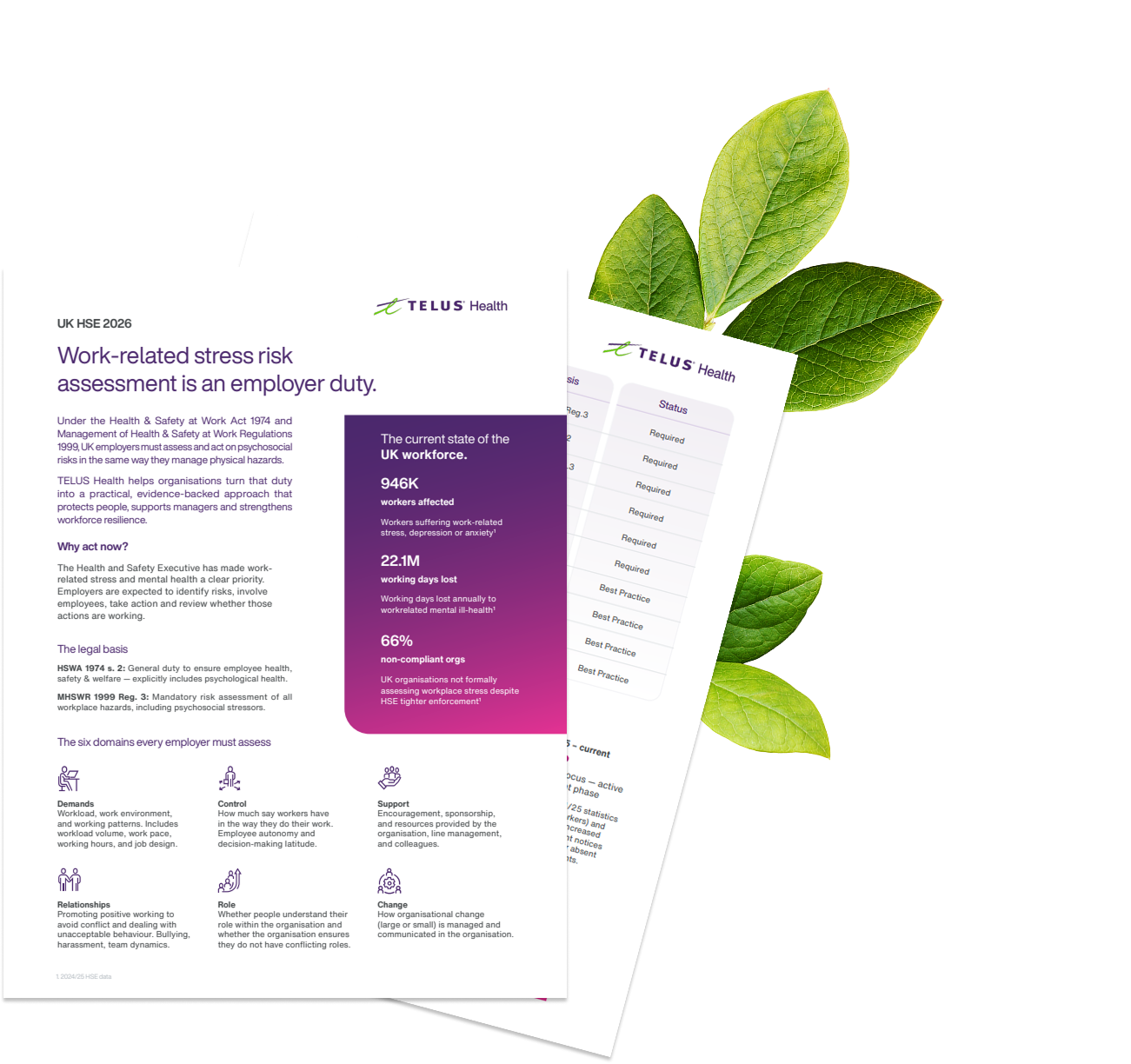 UK HSE Enforcement Checklist_TELUS Health